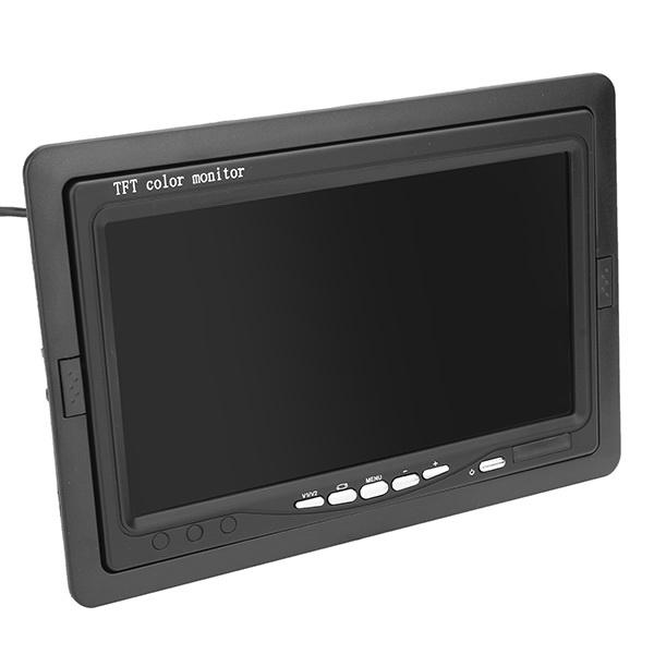 7 inch LCD Monitor Rearview Reversing Camera with 10m Video Cable