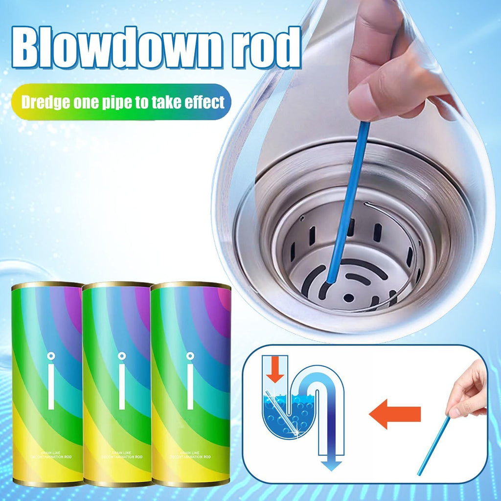 14pcs New upgrade magic pipe to clear the drain pipe odor deodorant stick cleaning stick