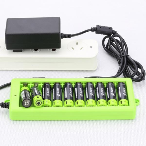 ZNTER Power Charger for Double Output AA Rechargeable Battery