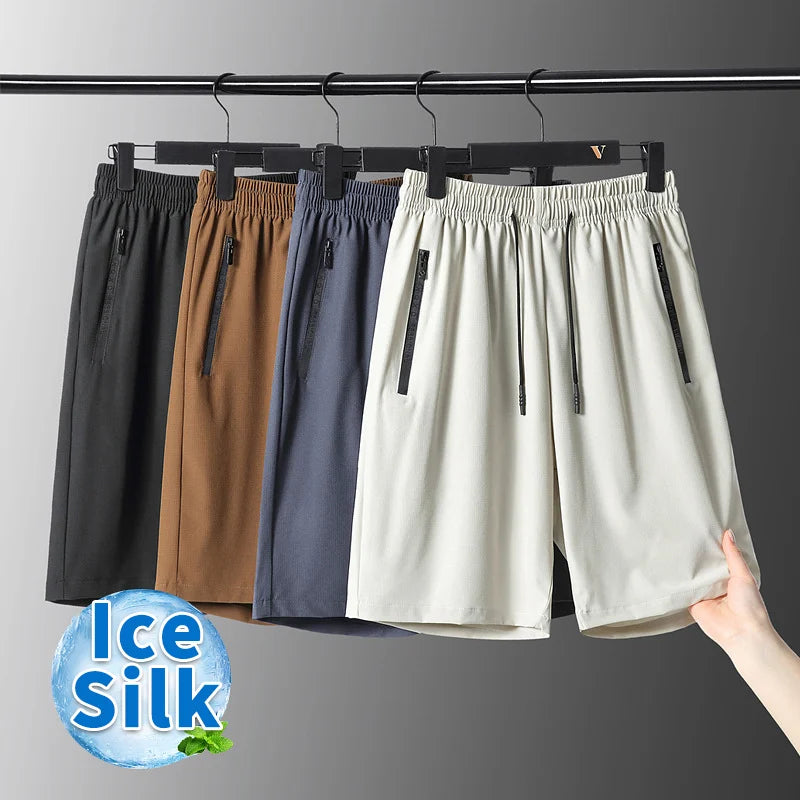 Men's Ice Silk Stretch Quick-Dry Shorts