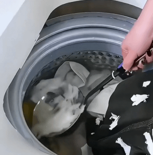 2Pcs Washing Machine Debris Lint Filter Remover Reusable Mesh Dirt Collection Bag Cleaning Balls Random Color