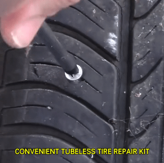 Tire Puncture Repair Tool Car Tire Repair Tool Tire Repair Kit Studding Tool Set Auto Bike Tubeless Tire Tyre Puncture Plug