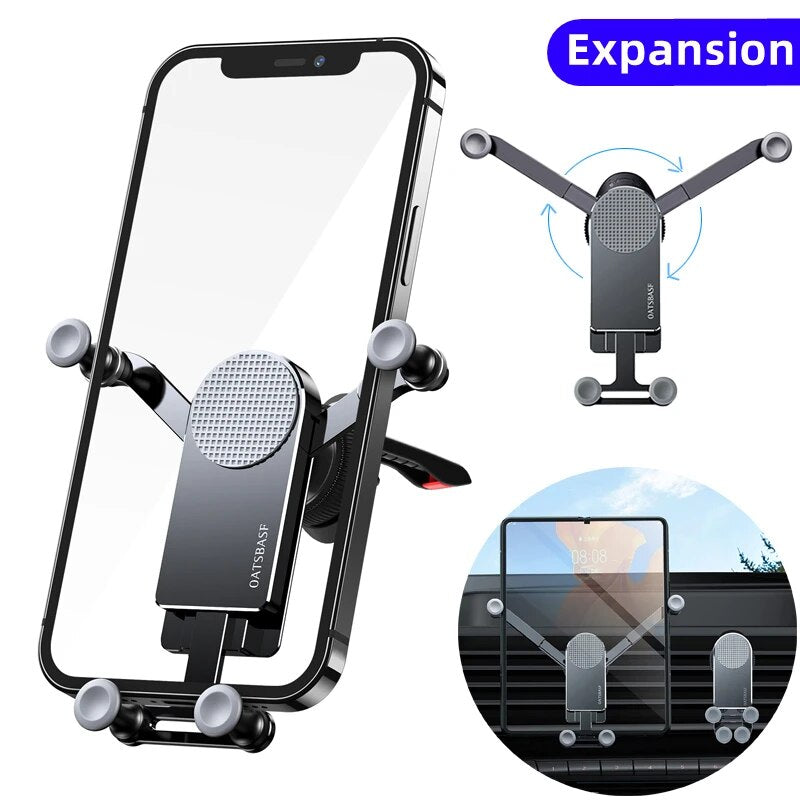 Auto Gravity Phone Holder Mount in Car For Phone iPad Mini Car Air Vent Phone Stand Expansion Holders