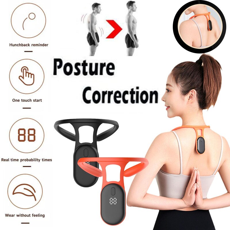 Smart Posture Correction Device Realtime Scientific Back Posture Training Monitoring Corrector For Adult/Kids