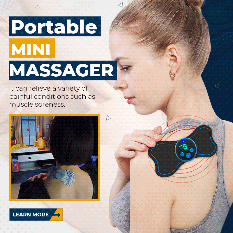 Super Cure Mini Full Body Massager Electric Mini Cervical Massage Stimulator