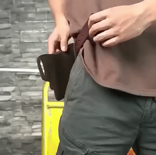 Multifunctional Leather Phone Belt Bag Retro Men's Bag Cellphone Loop Holster Phone Pouch Wallet Phone Case