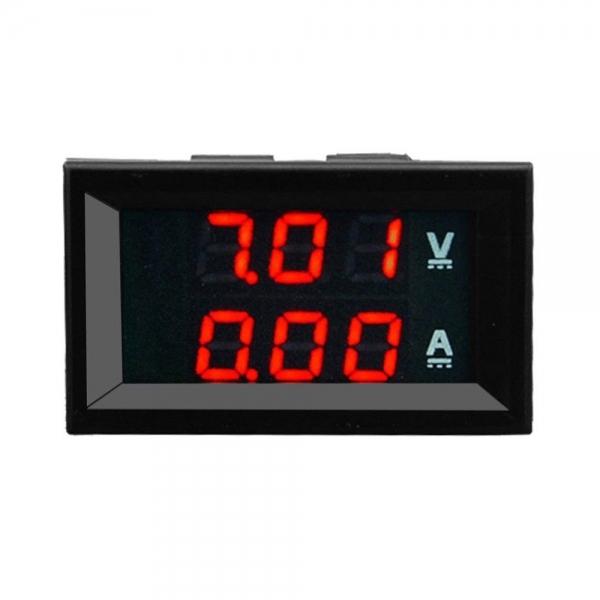 0.28 Inch Dual Display Red LED Panel Voltmeter 4.5-30V Digital Volt Meter Ammeter 1A