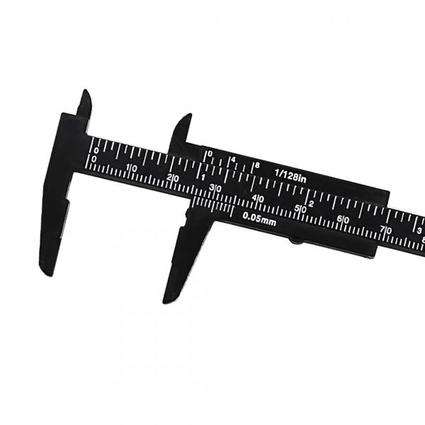 0-80mm Double Scale Mini Tool Vernier Caliper Black