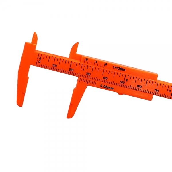0-80mm Double Scale Mini Tool Vernier Caliper Orange