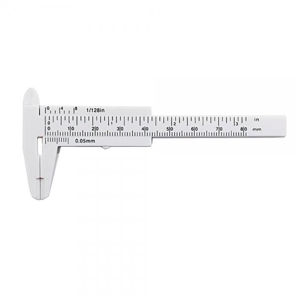 0-80mm Double Scale Mini Tool Vernier Caliper White