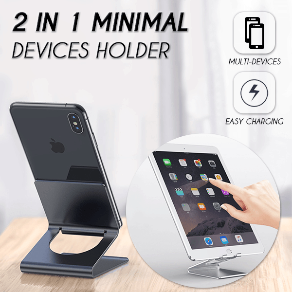 Mobile Phone Holder Stand Aluminium Alloy Metal Tablet Stand Universal Holder for iPhone X/8/7/6/5 Plus Samsung Phone/ipad