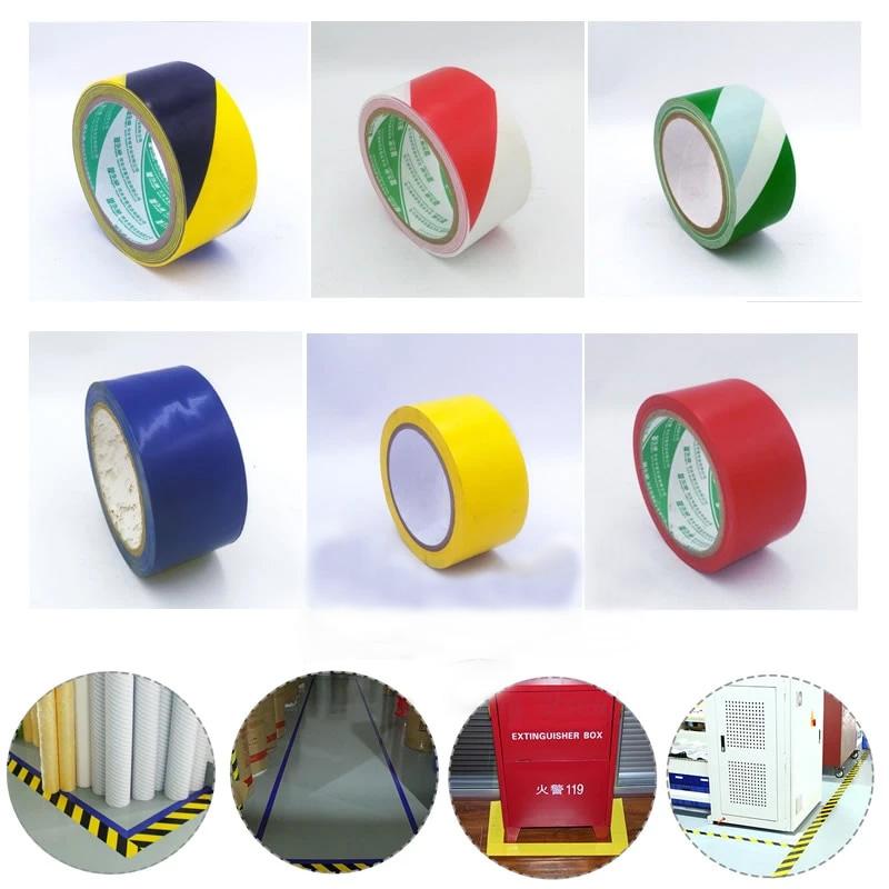 [Deals]48mm*18m Waterproof PVC Warning Tape Anti-Skid Caution Barrier Safety Tapes for Warehouse Factory School Buy 2 get 3 Rolls