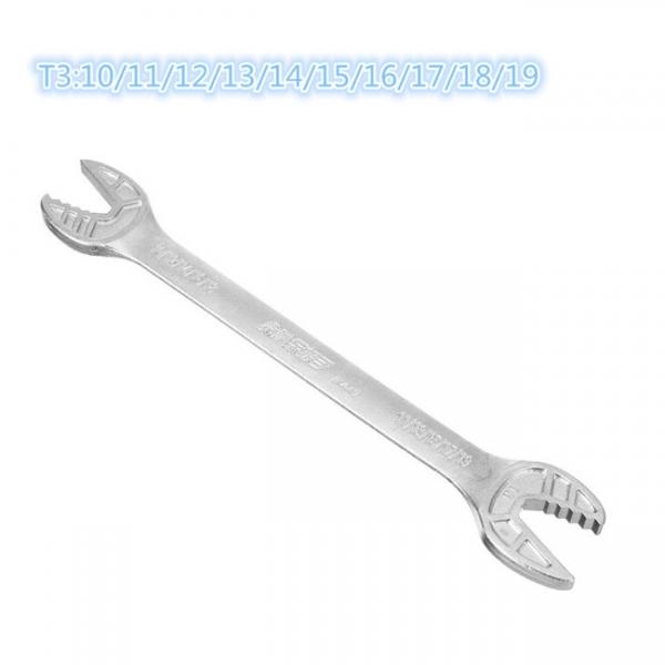 10 In 1 Multifunctional Ratchet Wrench Spanner Universal Spanner Wrench Mechanism Works - T3(10-19mm)