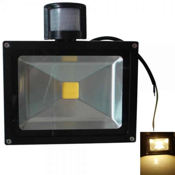 Outdoor 10W Motion Sensor Light PIR Projection Lamp - Warm White