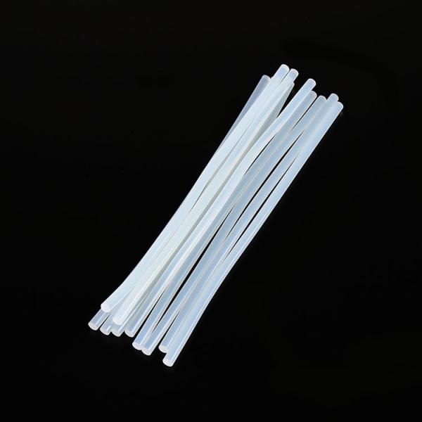 10pcs 7 x 270mm Colored Hot Melt Adhesive Silica Gel Glass Melt Glue Sticks Translucent