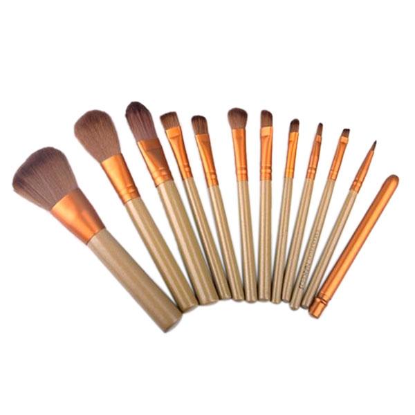 12pcs Professional Makeup Brush Set Cosmetics Foundation Blending Brushes Eyeliner Face Powder Brushes Kit