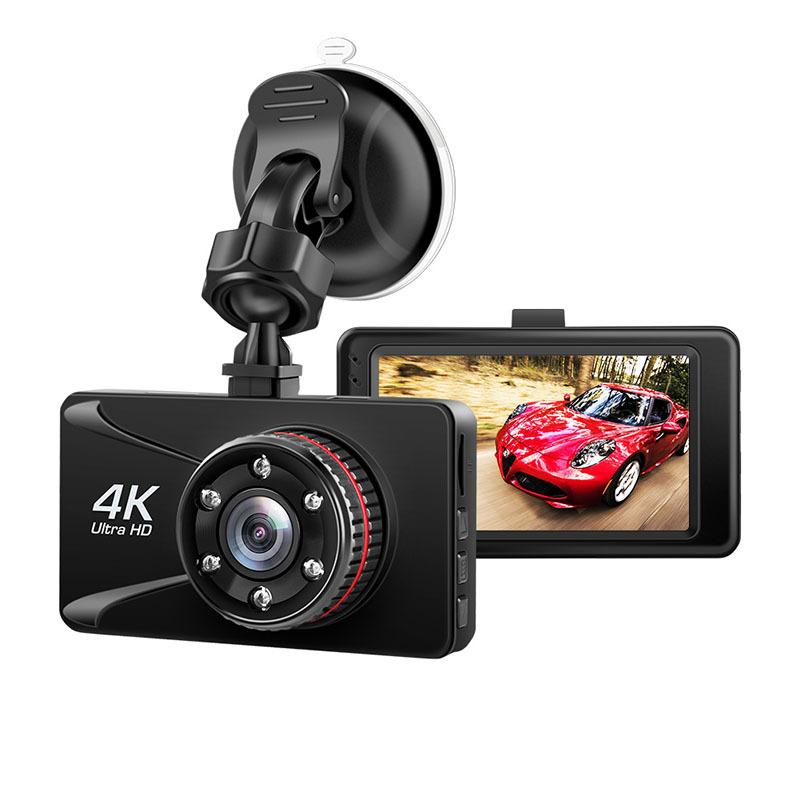 Car DVR camera dash Cam 4k 3 Inch 1080P Full HD Dash Camera 150 Degree Dashcam Cars Night Vision G-Sensor