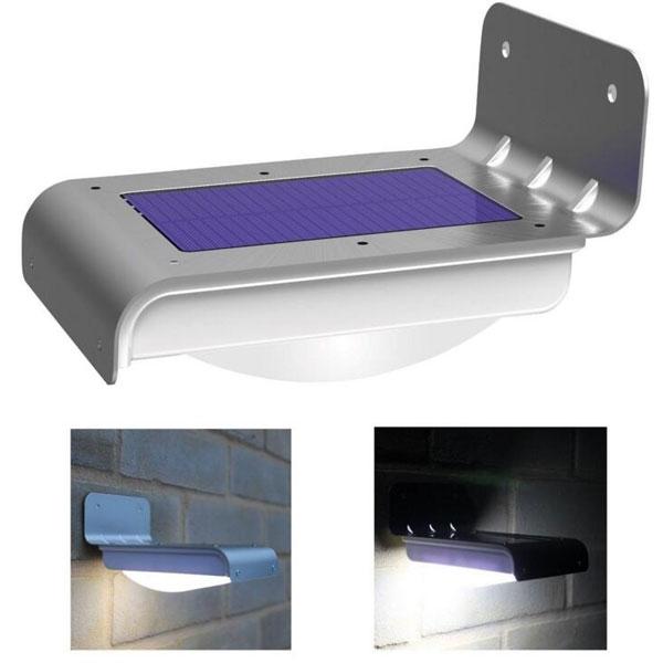 16 LED Solar Powered Motion Sensor Light Garden Waterproof Lamp
