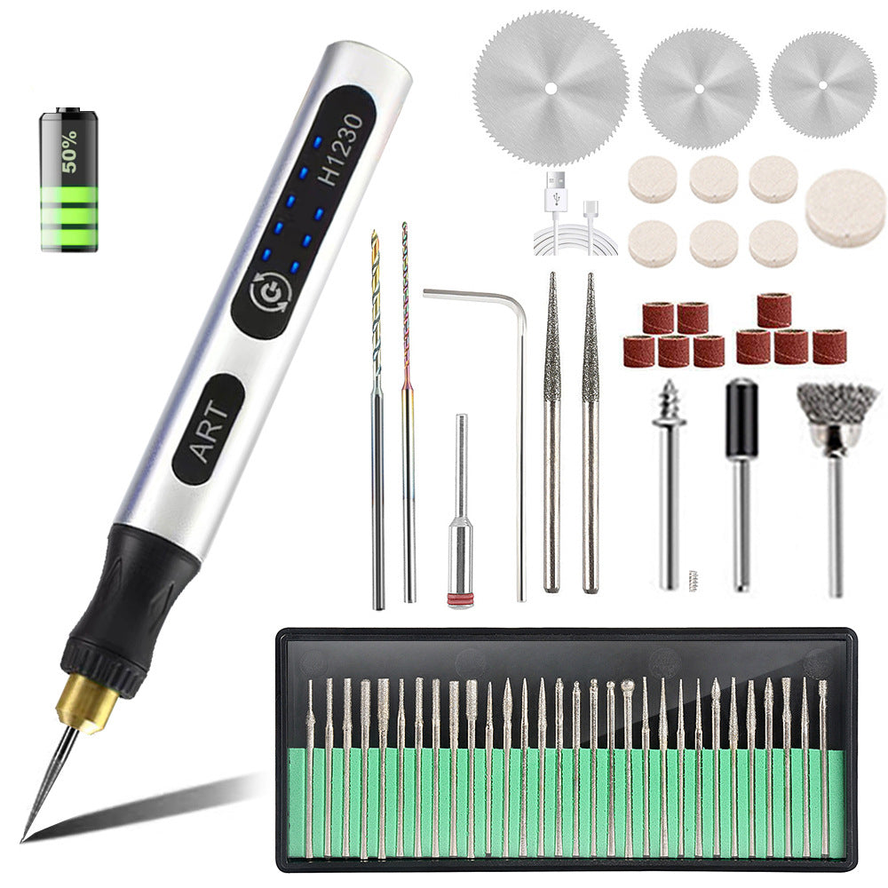 Professional Electric Engraving Precision Pen Electric Polisher Beater Grinder With 39/58PCS Set