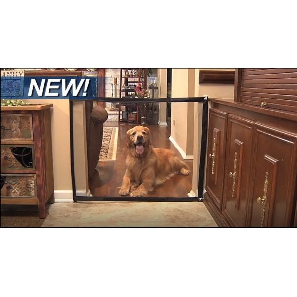182Cm The Ingenious New Mesh Magic Pet Gate Safe Guard And Install Anywhere Pet Safety Enclosure