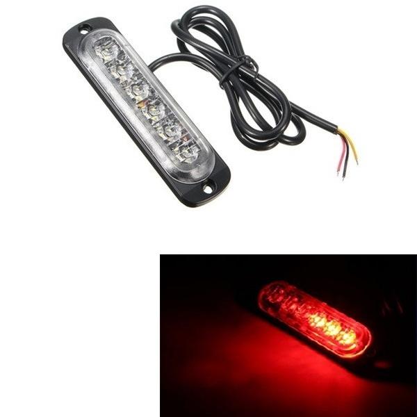 18W LED Car Strobe Light Emergency Lamp Warning Flashing Lighting - Red Light