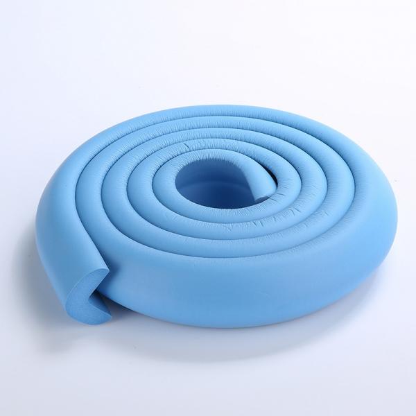 200CM L-Shaped Glass Table Corner Protector Edge Cushion Baby Safety Guard Sky Blue