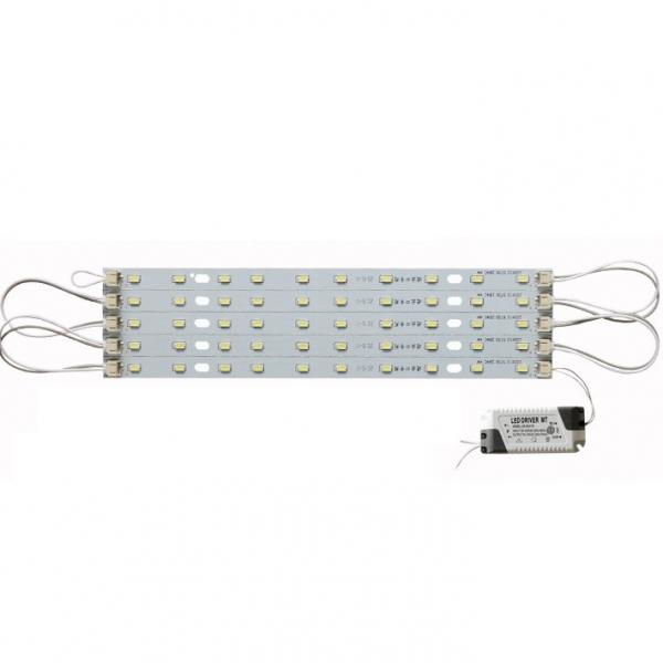 20cm 20W 5730 LED Bar Strip Light w/ Power Driver Warm White Light