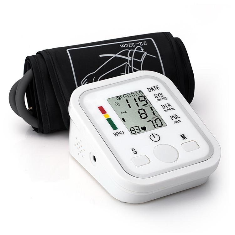 Portable Household Arm Band Type Sphygmomanometer Blood Pressure Monitor LCD Tonometer Accurate Measurement Blood Pressure