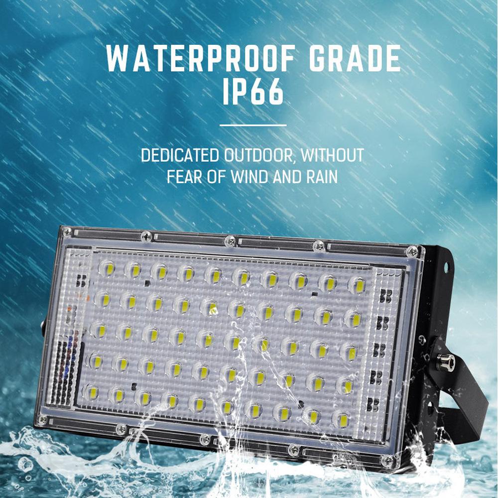 50W 100W LED flood light AC 220V 230V 240V outdoor searchlight spotlight IP66 waterproof projector street lamp landscape lighting