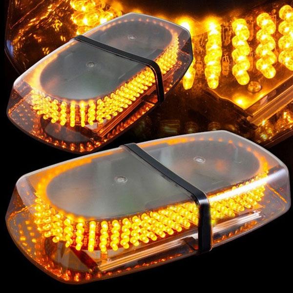 240-LED Car Roof Top Light Explosion Emergency Flashing Warning Light Strobe Light Yellow