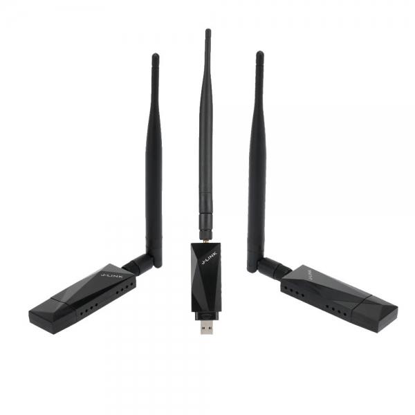 2.4GHz 150Mbps 150M USB Wi-Fi Wireless Network Card Adapter IEEE 802.11b/g/n with 6dBi Antenna Black