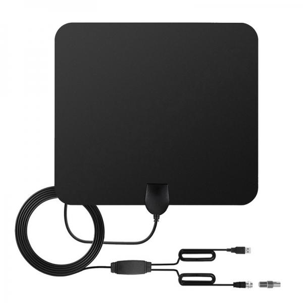 33x30 HD Digital TV Indoor Antenna Receiver, Signal Reception is More Stable, Practically 50-60 miles - Black
