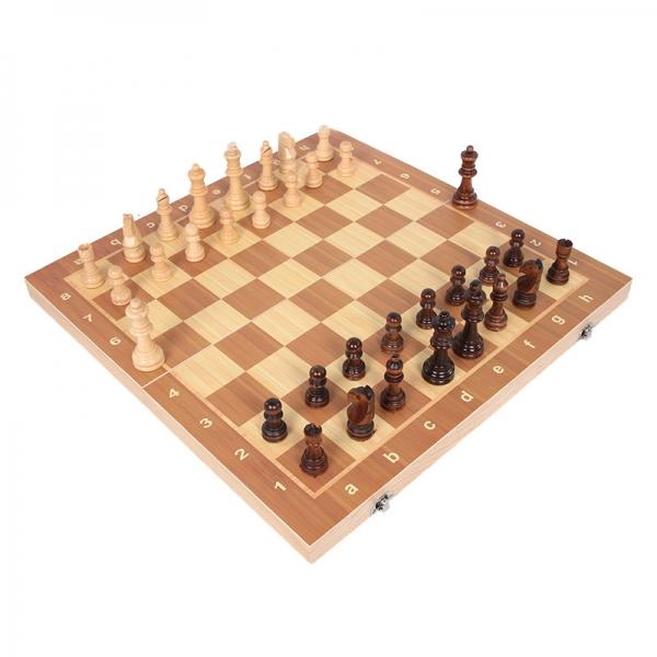 34cm X 34cm Classic Wooden Chess Set Folding Magnetic Board