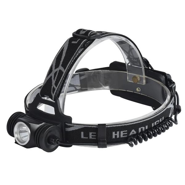350 Lumens T6 LED Bicycle Headlight Outdoor Sports Headlamp 4 Modes Adjustable Black