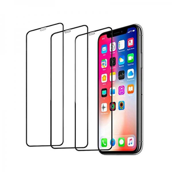 3PCs 0.21mm 9H 2.5D HD Full Cover Tempered Glass Screen Protector for iPhone XS Max