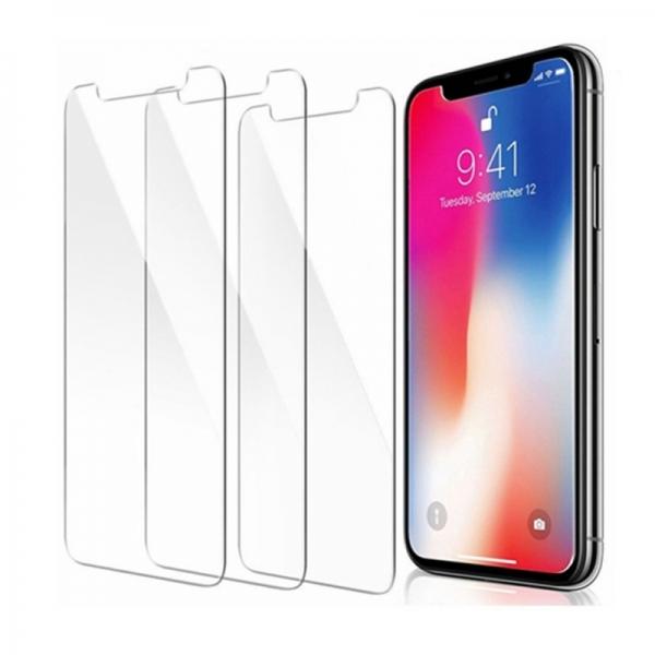 3PCs0.3mm 9H 2.5D HD Tempered Glass Screen Protector for iPhone XS Max