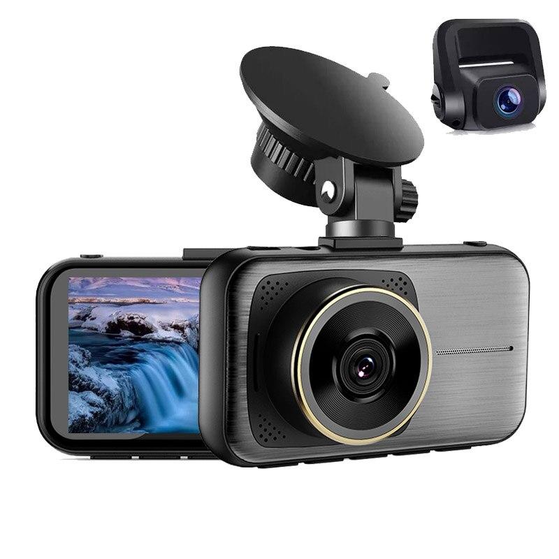 4K Dash Cam Sony IMX335 Super Night Vision Video Recorder 3 Inches Mini Dashcam HD DVR Camera Car Registrar 24H Parking Monitor