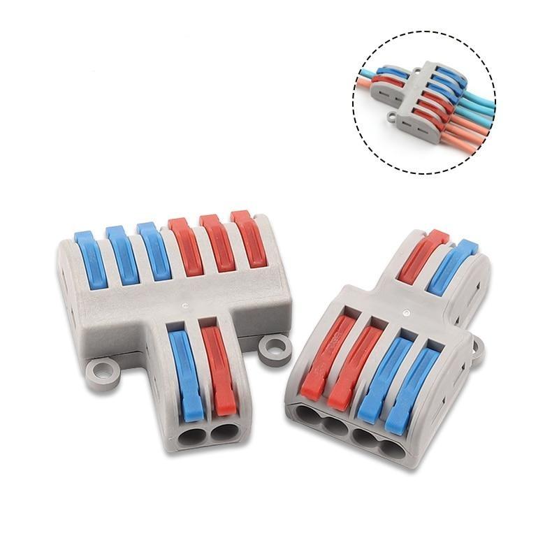 SPL-42/62 LT-933 Mini Fast Wire Connector Universal Wiring Cable Connector Push-in Conductor Terminal Block