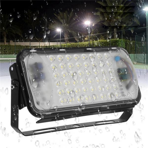 50W 48 LED Flood Spot Light Waterproof Outdoor Garden Security Landscape Light AC90-260V - Black Shell White Light