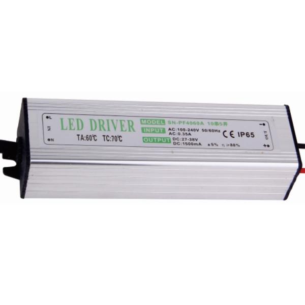 50W Waterproof High Power Supply LED Driver AC100-240V