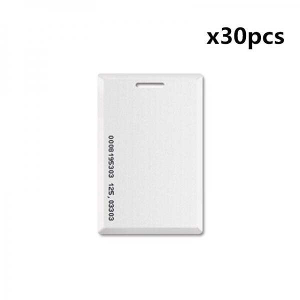 30pcs RB-RFID-001 Smart ID Time Card Access Card White Card Copy Card for Attendance Machine
