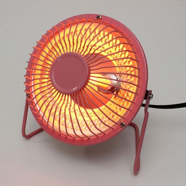 6inch Mini 250W Electric Heater Desktop Heater Winter Hand Warmer Pink
