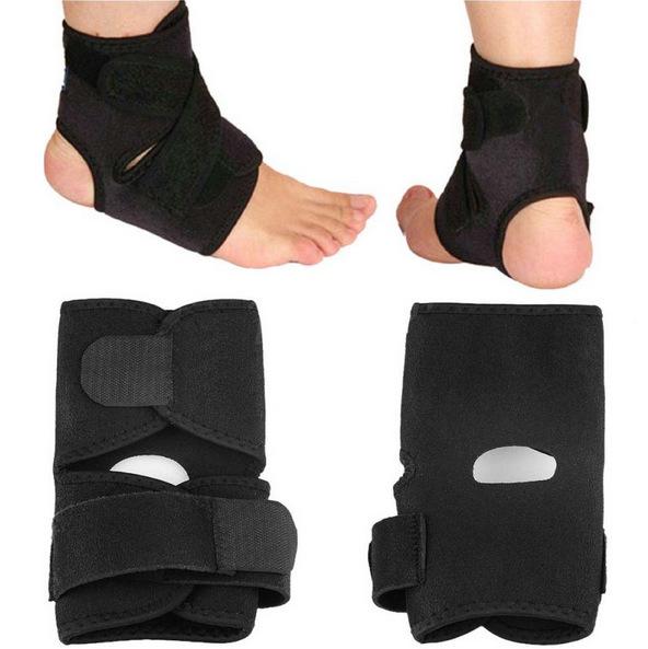 Safety Ankle Support Gym Running Protection Foot Bandage Elastic Ankle Brace Black Band Anti-slip Guard Sport Fitness Support
