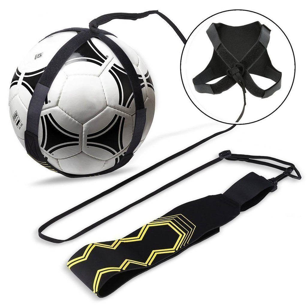 Adjustable Football Kick Trainer Soccer Ball Training Equipment Elastic Practice Belt Sports Assistance