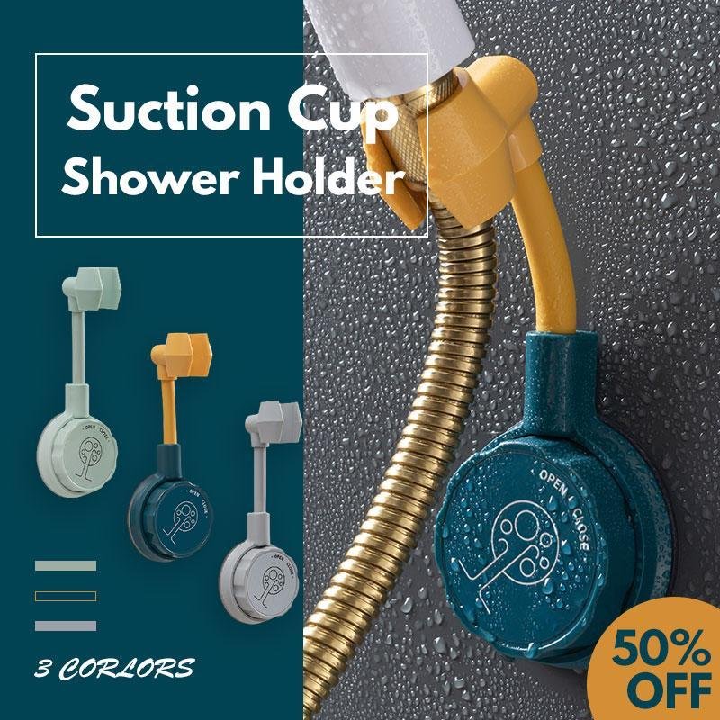 360° Hands-Free Showerhead Holder can be removed and installed at any time