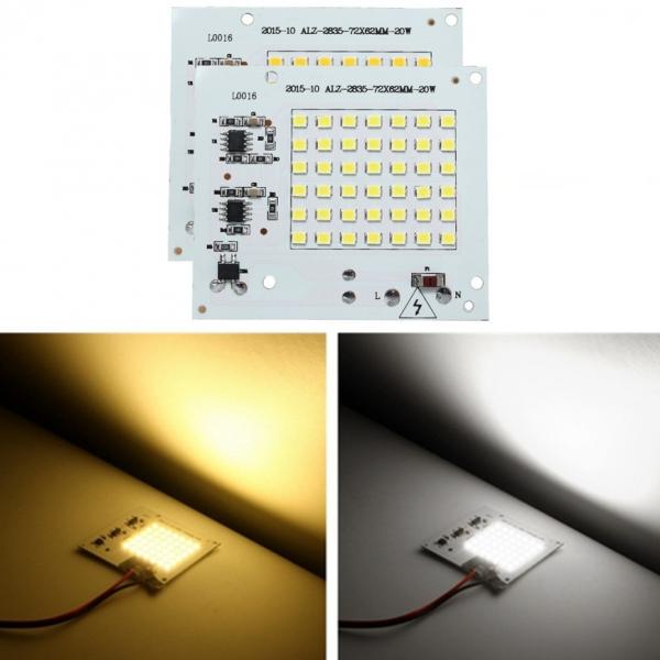 90W SMD2835 Outdoor Smart IC LED COB Chip Bead DIY Floodlight White