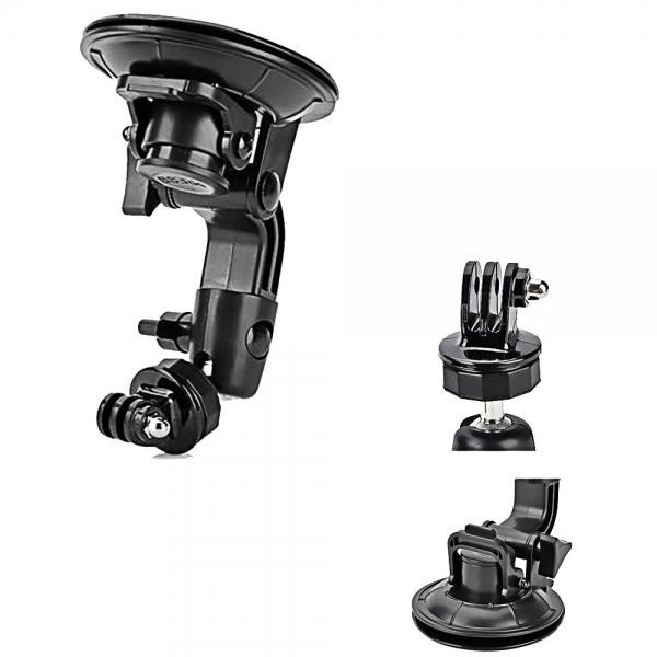 90mm Powerful Car Suction Cup Mount + Adapter for GoPro Hero 3 +/3/2/SJ4000 Black - stringsmall