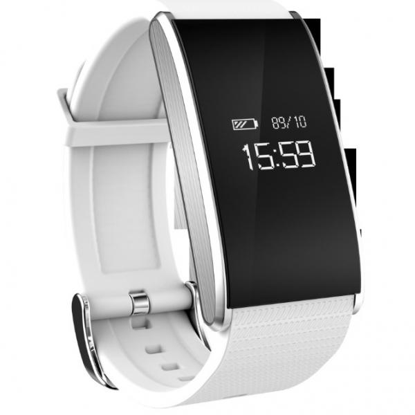A58 Bluetooth Smart Watch Health Tracker Blood Pressure Heart Rate Bracelet Silver