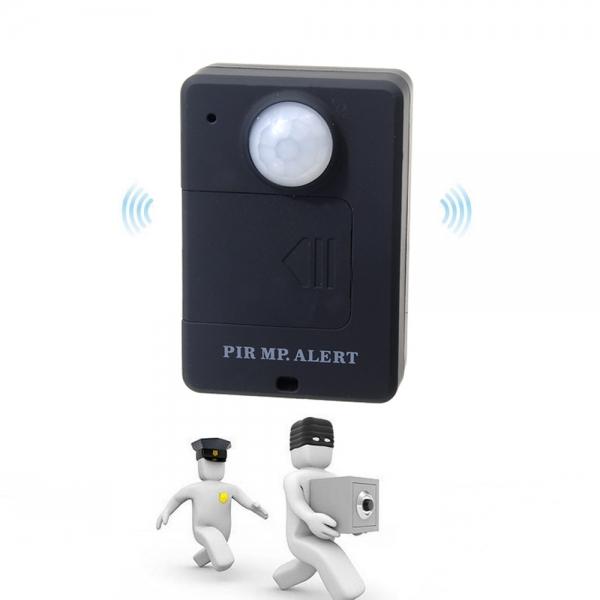 A9 Wireless PIR Sensor Motion Detector GSM Alarm System Alert Black