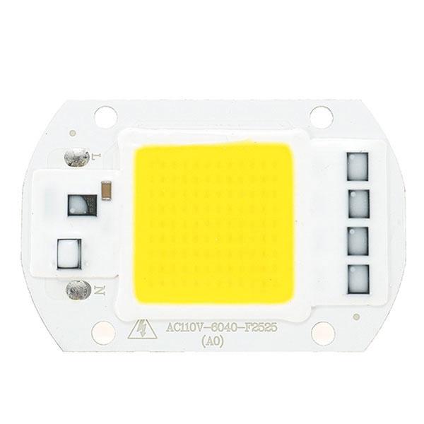 AC220V 50W White COB LED Chip 40X60mm for DIY Flood Light